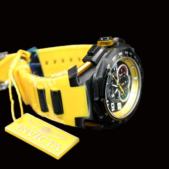 Invicta S1 Rally Men's Watch - 50.5mm, Black, Yellow (43799) - Picture 4 of 6